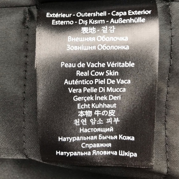 Mackage Jayda Oversized 100% Cow Leather Biker Jacket L/XL - Picture 13 of 17